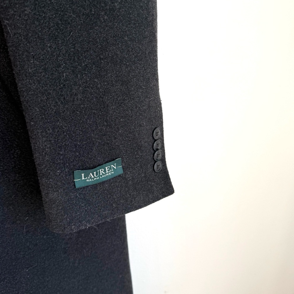 Ralph Lauren Kensington Boyfriend Wool Coat in Charcoal Grey - Picture 7 of 7